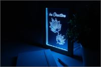 TROFEO CON ILLUMINAZIONE A LED IN LEGNO